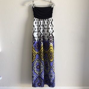Anthropologie Lilka Strapless Dress